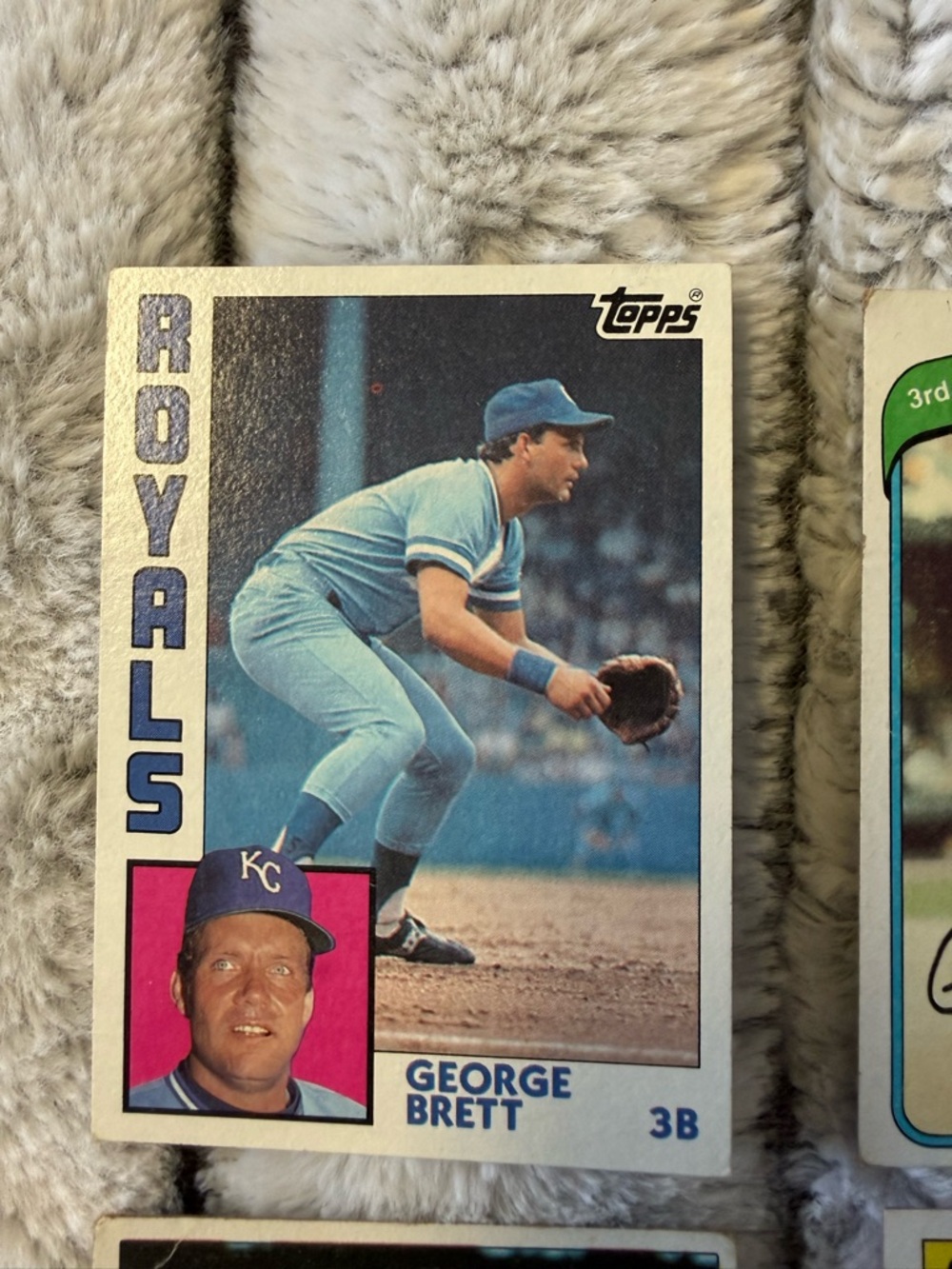 Topps George Brett Kansas City Royals Card - Blue/White - Picture 2 of 10